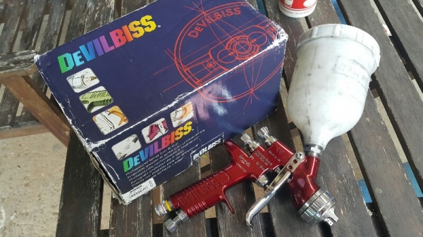 ปืนพ่นสี   กาพ่นสี DEVILBISS GTI PRO (6,500)