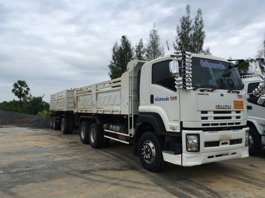 ขายด่วนรถพ่วงดั้มแม่ลูก360ปี56รุ่นท่อสั้นตัวSสภาพสวยกริ๊บ วิ่งไม่แบก ขายด่วนรถพ่วงดั้มแม่ลูก360ปี56รุ่นท่อสั้นตัวSสภาพสวยกริ๊บ วิ่งไม่แบก