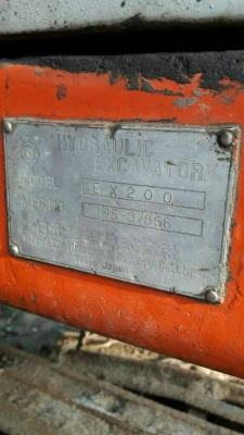 ขาย 450,000 แบคโฮ HITACHI EX 200-1 เครื่องดี ปั้ม K3V แรง เอวดี ช่วงล่างแน่น รถสวยพร้อมใช้ 090-772-3710 090-772-3708