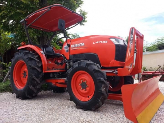 คูโบต้า L4708 4 WD ใบมีดช้าง ผานหลังใหม่ ทำงาน 546 ชั่วโมง