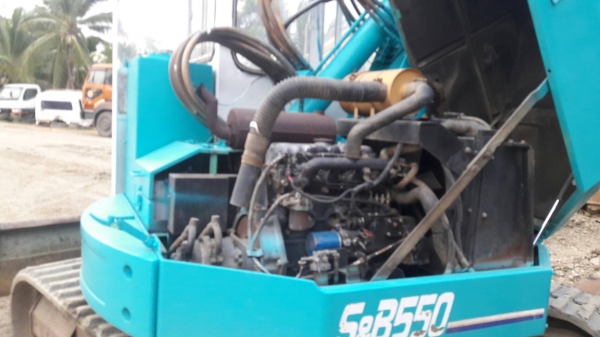 ขายรถขุด ยี่ห้อ HANIX รุ่น S&amp;B550 คอนโทรลน้ำมัน ปั๊มนิ้วเปลี่ยนเป็น แทรคเหล็ก สินค้าเก่านอก มีเอกสาร ราคา 340,000 บาท