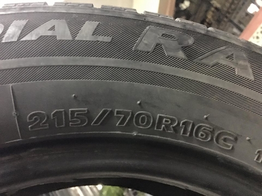ขายยางอะไหล่มือสอง Hankook Radial Race 215/70 R16