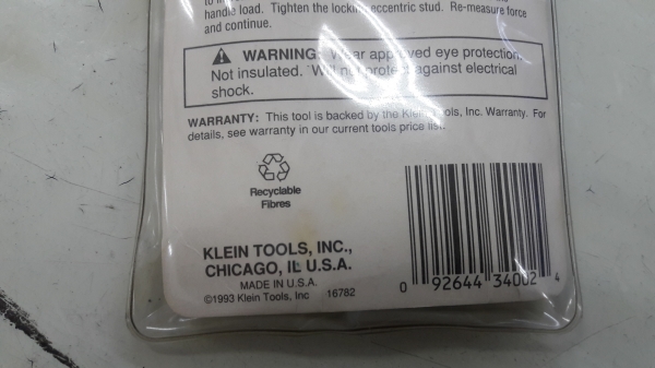 ขายคีมย้ำสายไฟ KLEIN Made in USA.เก่าเก็บมานาน ขายคีมย้ำสายไฟ KLEIN Made in USA.เก่าเก็บมานาน