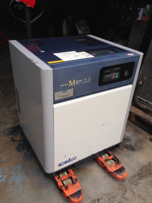 ปั๊มลลมแบบสกรูKOBELCO 7.5Hp เก่าญี่ปุ่น 0833554933