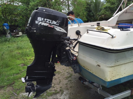 เรือยามาฮ่า star ace เครื่องโฟ70แรง ซูซูกิ พร้อมเทเลอร์ชุปกาวไนท์