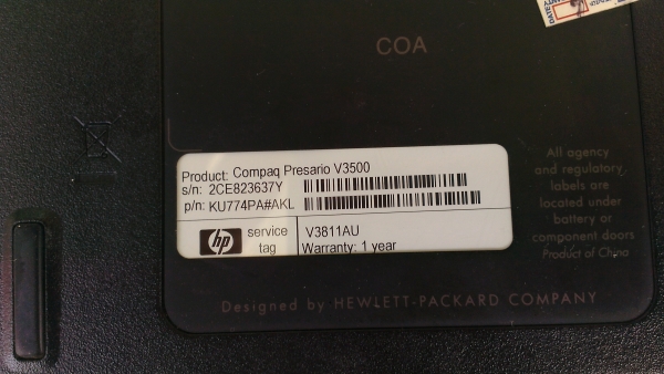 ขาย Nootbook Campaq V3500 ขาย Nootbook Campaq V3500