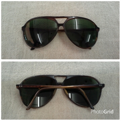 แว่นตาฟรานซ์วินเทจทรง 'หยดน้ำตา'  Vintage Pierre Dion handmade in France