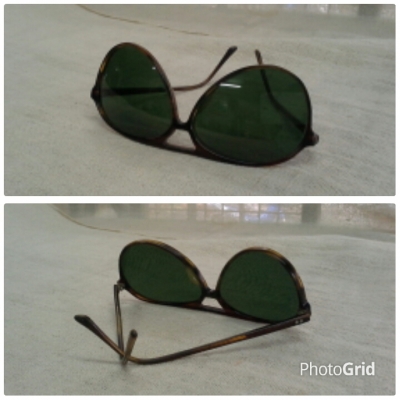 แว่นตาฟรานซ์วินเทจทรง 'หยดน้ำตา'  Vintage Pierre Dion handmade in France