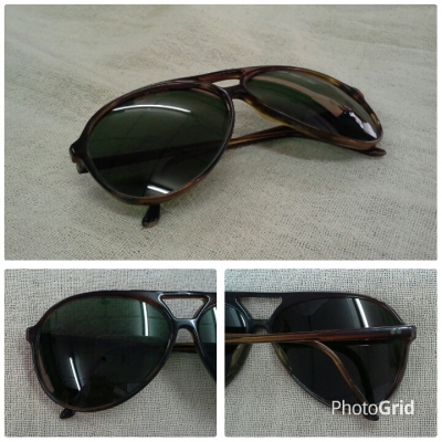 แว่นตาฟรานซ์วินเทจทรง 'หยดน้ำตา'  Vintage Pierre Dion handmade in France