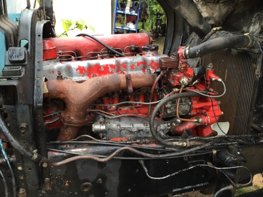 ขายรถบรรทุก 10 ล้อเทรลเลอร์ ISUZU ROCKY 210 ใส่เครื่อง EM100 220 แรงม้า 2 เพลาสโลว์ดึงแบบ 2 ล็อก ราค