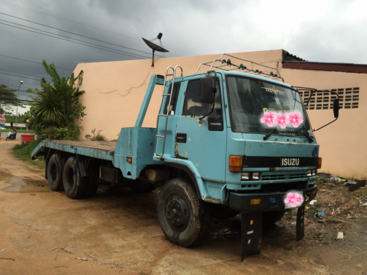 ขายรถบรรทุก 10 ล้อเทรลเลอร์ ISUZU ROCKY 210 ใส่เครื่อง EM100 220 แรงม้า 2 เพลาสโลว์ดึงแบบ 2 ล็อก ราค