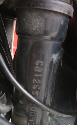 Honda CB125s ทะเบียนเต็ม60 ไม่ขาดต่อ