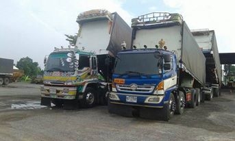 ขายรถบรรทุกแม่-ลูก 2พ่วง อีซูซูกับฮีโน่