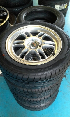 195/55R15  Achilles ATR SPORT ยางใหม่ ปี16 แม๊ก ENKEI RPF1 สวยๆใหม่   ชุด 4  ล้อ  tel.081-4273941 ไอดีไลน์ 0814273941