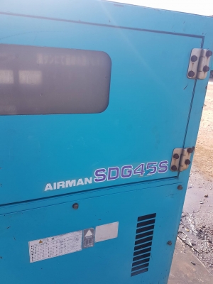 ขายเครื่องปั่นไฟ Airman SDG45 KVA เครื่อง Isuzu สนใจ โทร 0818481185 0914902228