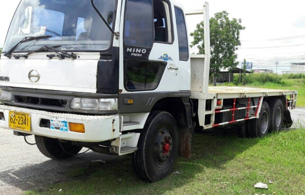 สิบล้อ2เพา ฮีโน่ FM3H195 พื้นเรียบ 2เพา ยาว6.50ม สภาพดีพร้อมใช้ ทะเบียนพร้อมโอน