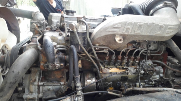 สิบล้อ2เพา ฮีโน่ FM3H195 พื้นเรียบ 2เพา ยาว6.50ม สภาพดีพร้อมใช้ ทะเบียนพร้อมโอน