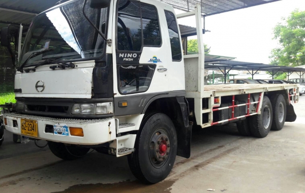 สิบล้อ2เพา ฮีโน่ FM3H195 พื้นเรียบ 2เพา ยาว6.50ม สภาพดีพร้อมใช้ ทะเบียนพร้อมโอน