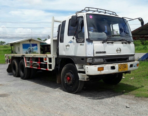 สิบล้อ2เพา ฮีโน่ FM3H195 พื้นเรียบ 2เพา ยาว6.50ม สภาพดีพร้อมใช้ ทะเบียนพร้อมโอน