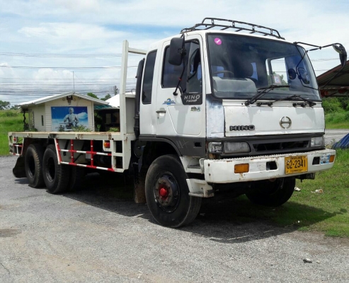 สิบล้อ2เพา ฮีโน่ FM3H195 พื้นเรียบ 2เพา ยาว6.50ม สภาพดีพร้อมใช้ ทะเบียนพร้อมโอน