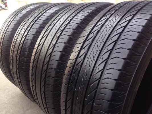 ยาง Bridgstone Ecopla ep850 265-65-17 ปี 15 ครบชุด 4 เส้น 8000 สภาพสวยๆไม่มีปะไม่บวมไม่กินข้างดอกยางเหลือเยอะเอาไปวิ่งกันใด้อีกยาวค่ะ