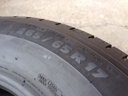 ยาง MICHELIN 265-65-17 ปี 14 3 เส้น ปี 13 1 เส้น ครบชุด 4 เส้น 3500 ไม่บวมไม่กินข้าง ดอกยางเหลือเยอะเอาไปวิ่งกันใด้อีกยาวค่ะ ยาง MICHELIN 265-65-17 ปี 14 3 เส้น ปี 13 1 เส้น ครบชุด 4 เส้น 3500 ไม่บวมไม่กินข้าง ดอกยางเหลือเยอะเอาไปวิ่งกันใด้อีกยาวค่ะ