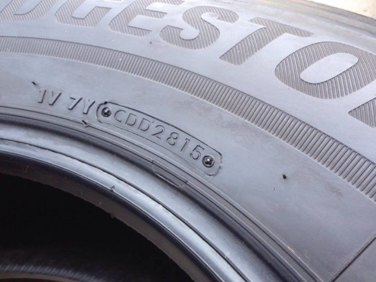 ยาง Bridgstone Ecopla ep850 265-65-17 ปี 15 ครบชุด 4 เส้น 7500 สภาพสวยๆไม่มีปะไม่บวมไม่กินข้างดอกยางเหลือเยอะเอาไปวิ่งกันใด้อีกยาวค่ะ ยาง Bridgstone Ecopla ep850 265-65-17 ปี 15 ครบชุด 4 เส้น 7500 สภาพสวยๆไม่มีปะไม่บวมไม่กินข้างดอกยางเหลือเยอะเอาไปวิ่งกันใด้อีกยาวค่ะ