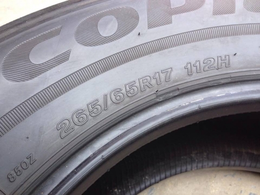 ยาง Bridgstone Ecopla ep850 265-65-17 ปี 15 ครบชุด 4 เส้น 7500 สภาพสวยๆไม่มีปะไม่บวมไม่กินข้างดอกยางเหลือเยอะเอาไปวิ่งกันใด้อีกยาวค่ะ ยาง Bridgstone Ecopla ep850 265-65-17 ปี 15 ครบชุด 4 เส้น 7500 สภาพสวยๆไม่มีปะไม่บวมไม่กินข้างดอกยางเหลือเยอะเอาไปวิ่งกันใด้อีกยาวค่ะ