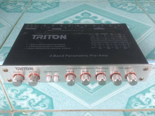 1..ปรี5แบน Mcott ขาย 950 บาท 2..ปรี5แบน PLATINUM ขาย 850 บาท 3..ปรี4แบน triton ขาย 550 บาท 4..แอมป์คลาสเอบี2ch exact ขาย 950 บาท #ปล.รูปหลายๆมุม เลื่อนรูปดูนะครับ มือสองใช้งานปกติทุกตัว สนใจ0892425454 อยู่สระบุรีส่งได้