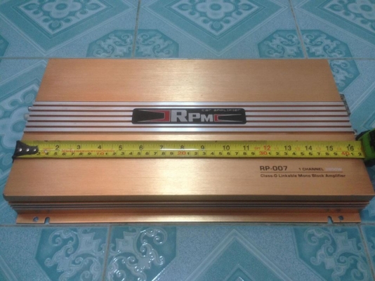 แอมป์คลาสดี RPM มือสองสภาพสวยๆ(ยาว42เซน)ใช้งานปกติ แรงดี เบสแนวจุกอก ขับ10&quot;-12&quot;หล่อสบาย ขาย 2850 บาทรวมส่งเอกชนของเคอรี่ สนใจ0892425454 อยู่สระบุรีส่งได้