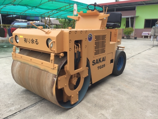 ขายรถบดSAKAIรุ่นTG25นำเข้าญี่ปุ่นไม่เคยใช้งานในไทยมีเอกสารพร้อม สภาพดีพร้อมใช้งาน มีให้เลือกหลายคันห