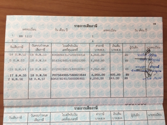 ขายรถเกรด ขนาดกลาง  เล่มทะเบียน