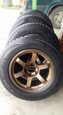 ขายล้อแม็กมือ2 te37suv 18" ยางปี14 สนใจติดต่อ ตาเล็ก ล้อและยางครับ 081-3747940