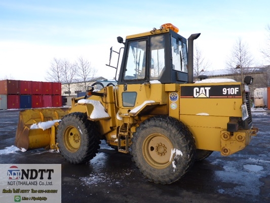 ขายรถตัก CAT 910F นำเข้าญี่ปุ่น 061-419-4021 ไปป์ครับ
