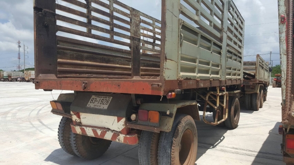 ขาย รถพ่วงดั้มแม่-ลูก HINO FM1M เครื่องเดิม EM100 220 แรงม้า เกียร์เดิม สโลว์กลาง แม่ดั้มสามมิตร ยางเต็ม ทะเบียนพร้อมโอนครับ