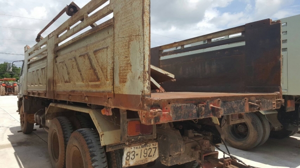 ขาย รถพ่วงดั้มแม่-ลูก HINO FM1M เครื่องเดิม EM100 220 แรงม้า เกียร์เดิม สโลว์กลาง แม่ดั้มสามมิตร ยางเต็ม ทะเบียนพร้อมโอนครับ