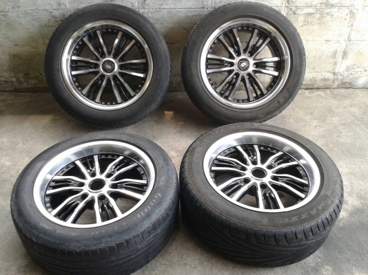 ขอบ17นิ้ว6รู พร้อมยาง สวยๆ 4 ล้อ ราคา 7800 บาท