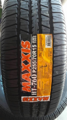 ขายยางใหม่ปี16 Maxxis HT-760 255/70r15 สนใจติดต่อ ตาเล็ก ล้อและยางครับ 081-3747940