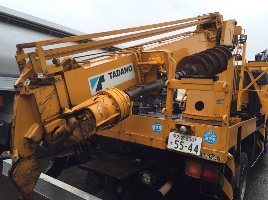 DT720 รถสว่าน พร้อมเครน **จดทะเบียนให้** TADANO