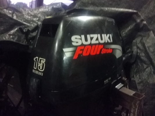 ขายเครื่อง  suzuki 15 fourstroke