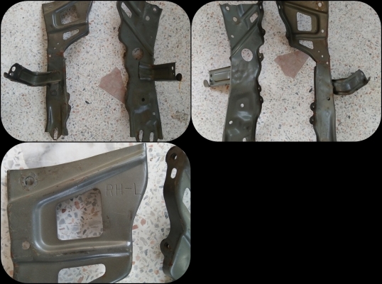 กันชน,เหล็กกลางคอนโซล,ขากันชนข้างขวา ไมตี้ X