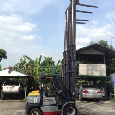 +++ ขายโฟล์คลิฟท์  KOMATSU FD25-11  ขนาด  2.5  ตัน  เครื่องยนต์ดีเซล  เสา  6  เมตร  เกียร์ออโตเมติค  ล้อหน้าคู่  ยางลม