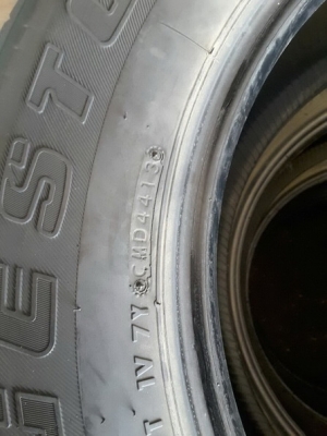 บริสโตน ดูเลอร์ HT 265/65/17 ปลายปี13 สวยๆ 1ชุด