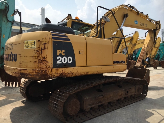 Komatsu PC200-8 Piping* สต็อกรถขุด นำเข้าเองจากญี่ปุ่น  โทร. 080-6565422 (หนิง)