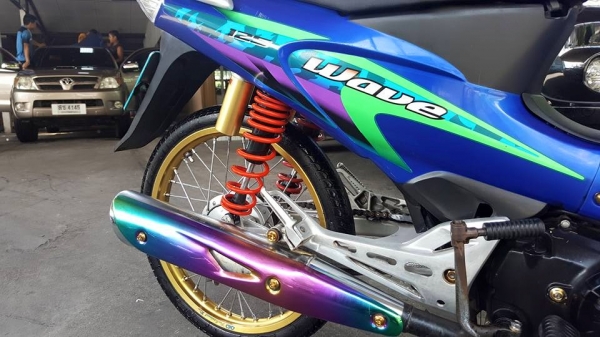 ขออนุญาติขาย HONDA WAVE 125S NEW ระบบไมล์ดิจิตอล สภาพแต่งสวยงาม ขออนุญาติขาย HONDA WAVE 125S NEW ระบบไมล์ดิจิตอล สภาพแต่งสวยงาม