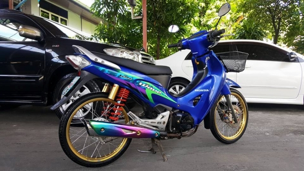 ขออนุญาติขาย HONDA WAVE 125S NEW ระบบไมล์ดิจิตอล สภาพแต่งสวยงาม ขออนุญาติขาย HONDA WAVE 125S NEW ระบบไมล์ดิจิตอล สภาพแต่งสวยงาม