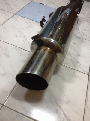 ขายท่อHKS surer sr051 jasmaแท้ใส้ตรงขนาด3.2นิ้ว พักกลางยาว14นิ้ว ปลายท่อยาว5.5นิ้ว ปากกว้าง4.6นิ้ว ราคา2200 โทร0924462525โส กทม