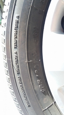 ขายล้อกระทะพร้อมยาง Yokohama 185 60 15