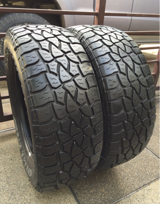 ยางคู่ All Mickey thompson 265 60 18 ปี12 ดอกเต็ม ไม่มีปะ จำนวน2เส้น ราคาไม่แพง ยางคู่ All Mickey thompson 265 60 18 ปี12 ดอกเต็ม ไม่มีปะ จำนวน2เส้น ราคาไม่แพง