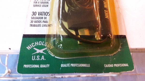 ขายหัวแร้งไฟฟ้ารุ่นN130D 30W 220V NICHOSON made in Usa.งานเก่าเก็บ ขายหัวแร้งไฟฟ้ารุ่นN130D 30W 220V NICHOSON made in Usa.งานเก่าเก็บ